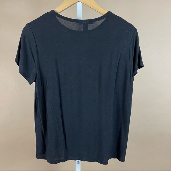 F21 Women's Size Medium Artsy Portrait Art Woman Profile Graphic Crewneck Tee - Picture 2 of 5